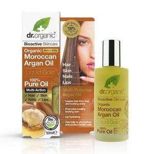 Dr Organic Pure Moroccan Argan Oil 50ml - Natural Ethos