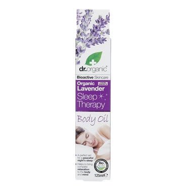 Dr Organic Lavender Sleep Therapy Body Oil 125ml - Natural Ethos