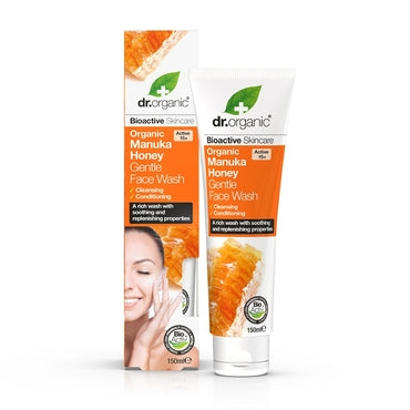 Dr Organic Manuka Honey Gentle Face Wash 150ml - Natural Ethos