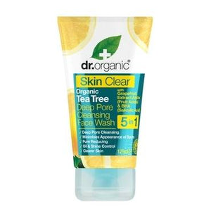 Dr Organic Skin Clear Deep Pore Face Wash 125ml - Natural Ethos