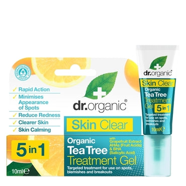 Dr Organic Skin Clear Treatment Gel 10ml - Natural Ethos