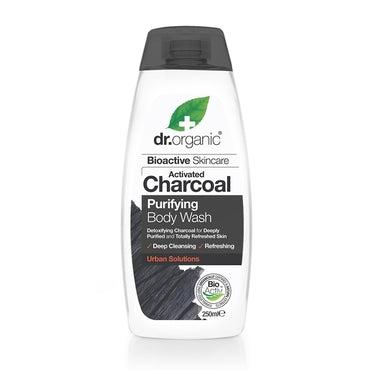 Dr Organic Charcoal Body Wash 250ml - Natural Ethos