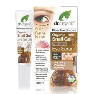 Dr Organic Snail Gel Eye Serum 15ml - Natural Ethos