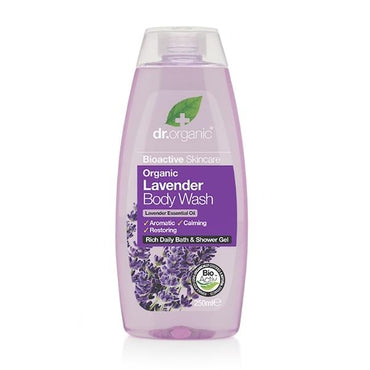 Dr Organic Lavender Body Wash 250ml - Natural Ethos