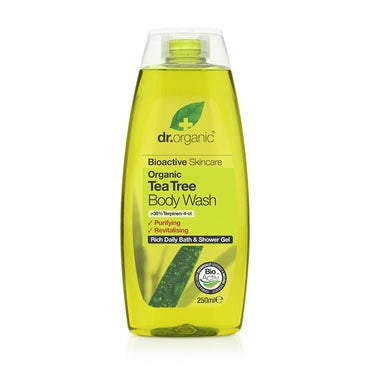 Dr Organic Tea Tree Body Wash 250ml - Natural Ethos