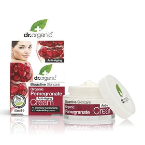 Dr Organic Pomegranate Anti-Aging Cream 50ml - Natural Ethos