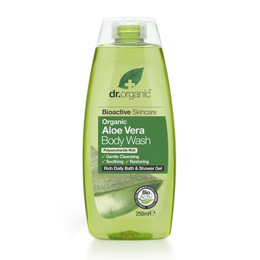 Dr Organic Aloe Vera Body Wash 250ml - Natural Ethos