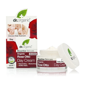 Dr Organic Rose Otto Day Cream 50ml - Natural Ethos