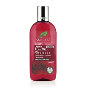 Dr Organic Rose Otto Shampoo 265ml - Natural Ethos