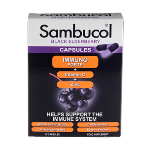 Sambucol Immuno Forte 30 Capsules - Natural Ethos
