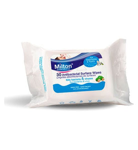 Milton Anti-Bacterial Surface Wipes Pack of 30 - Natural Ethos