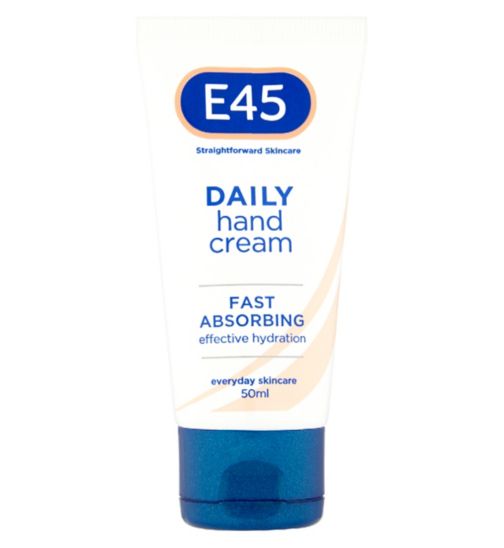 E45 Skincare Daily Hand Cream - 50ml - Natural Ethos