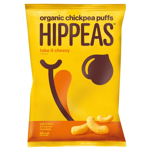 Organic Chickpea Puffs-Take It Cheesy 22g - Natural Ethos
