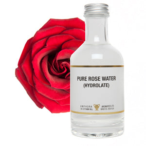 Amphora Aromatics Organic Rose Water (Hydrolate) 250ml - Natural Ethos