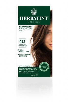 Herbatint 4D Golden Chestnut 150ml - Natural Ethos