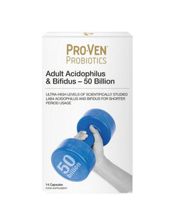ProVen Probiotics Adult Acidophilus & Bifidus 50 Billion Capsules 14 Capsules - Natural Ethos