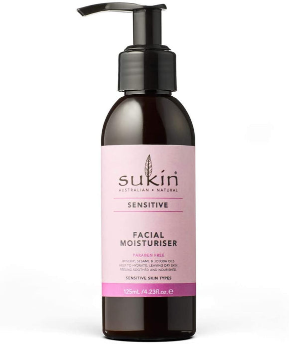 購買澳洲Sukin敏感面部保濕霜125ml - Buy Sukin Sukin Sensitive Facial Moisturiser 125ml and other Sukin products with delivery