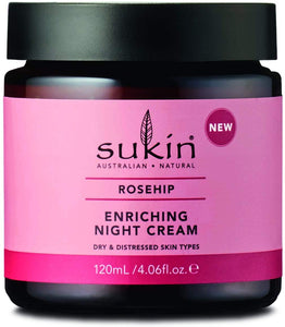 購買澳洲Sukin玫瑰果豐盈晚霜120ml - Buy Sukin Sukin Rose Hip Enriching Night Cream 120ml and other Sukin products with delivery