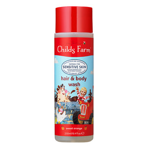 Childs Farm Sweet Orange Hair & Body Wash 250ml - Natural Ethos