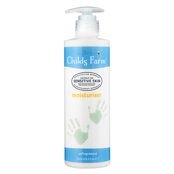Childs Farm moisturiser unfragranced 250ml - Natural Ethos