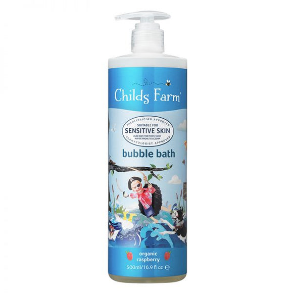 Childs Farm bubble bath organic raspberry 500ml - Natural Ethos