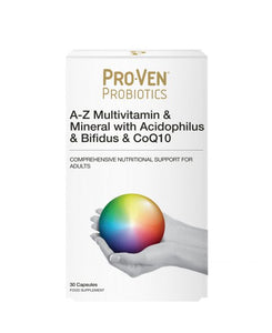 ProVen Probiotics A-Z Multivits & Acidophilus & Bifidus CoQ10 Capsules 30 Capsules - Natural Ethos