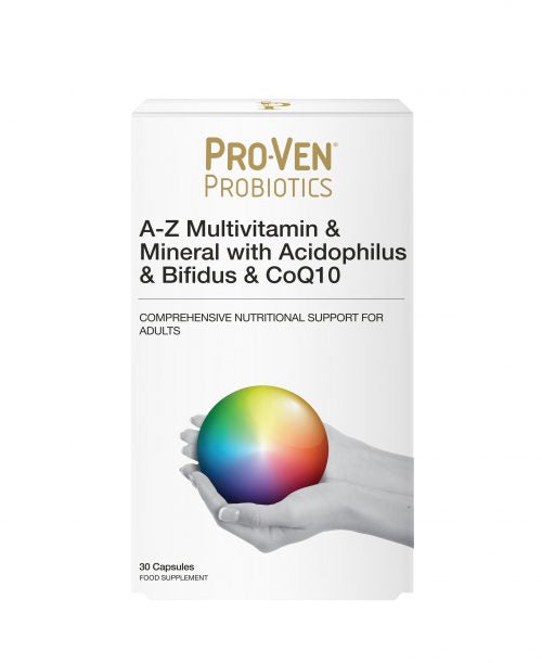 ProVen Probiotics A-Z Multivits & Acidophilus & Bifidus CoQ10 Capsules 30 Capsules - Natural Ethos