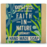 Faith In Nature Organic Rosemary Hand Made Soap 100g - Natural Ethos