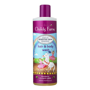 Childs Farm hair & body wash blackberry & organic apple 500ml