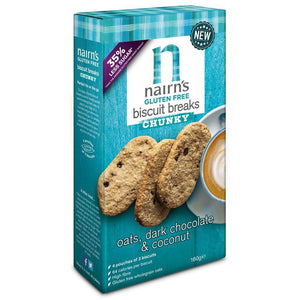 Nairns Chunky Biscuit Dark Choc & Coconut 160g - Natural Ethos