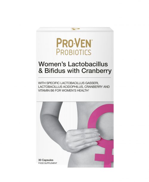 ProVen Probiotics Womens Lactobacillus Bifidus & Cranberry Capsules 30 Capsules - Natural Ethos